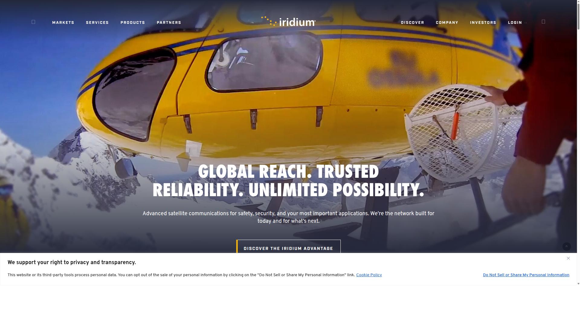 Iridium Communications website