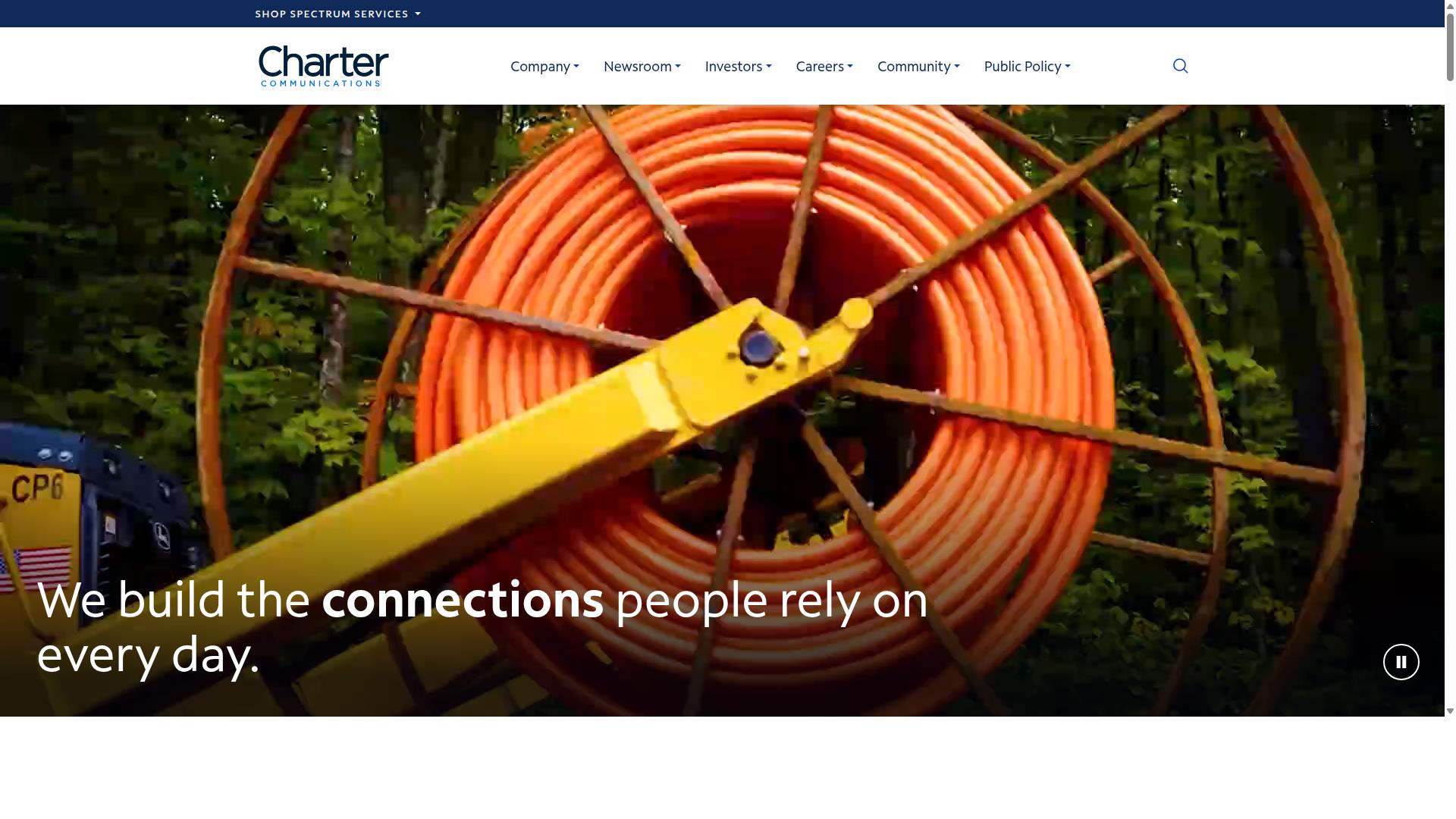 Charter Communications (Spectrum) website